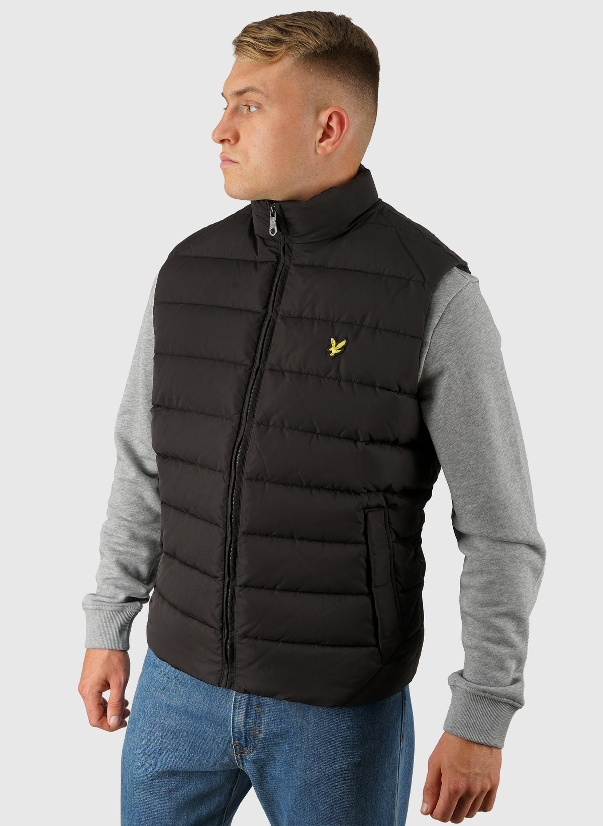 Quilted Gilet - Jet Black