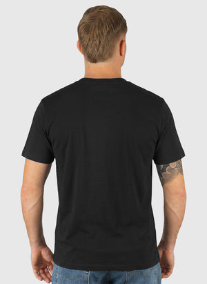 Script Embroidery T-Shirt - Black/White