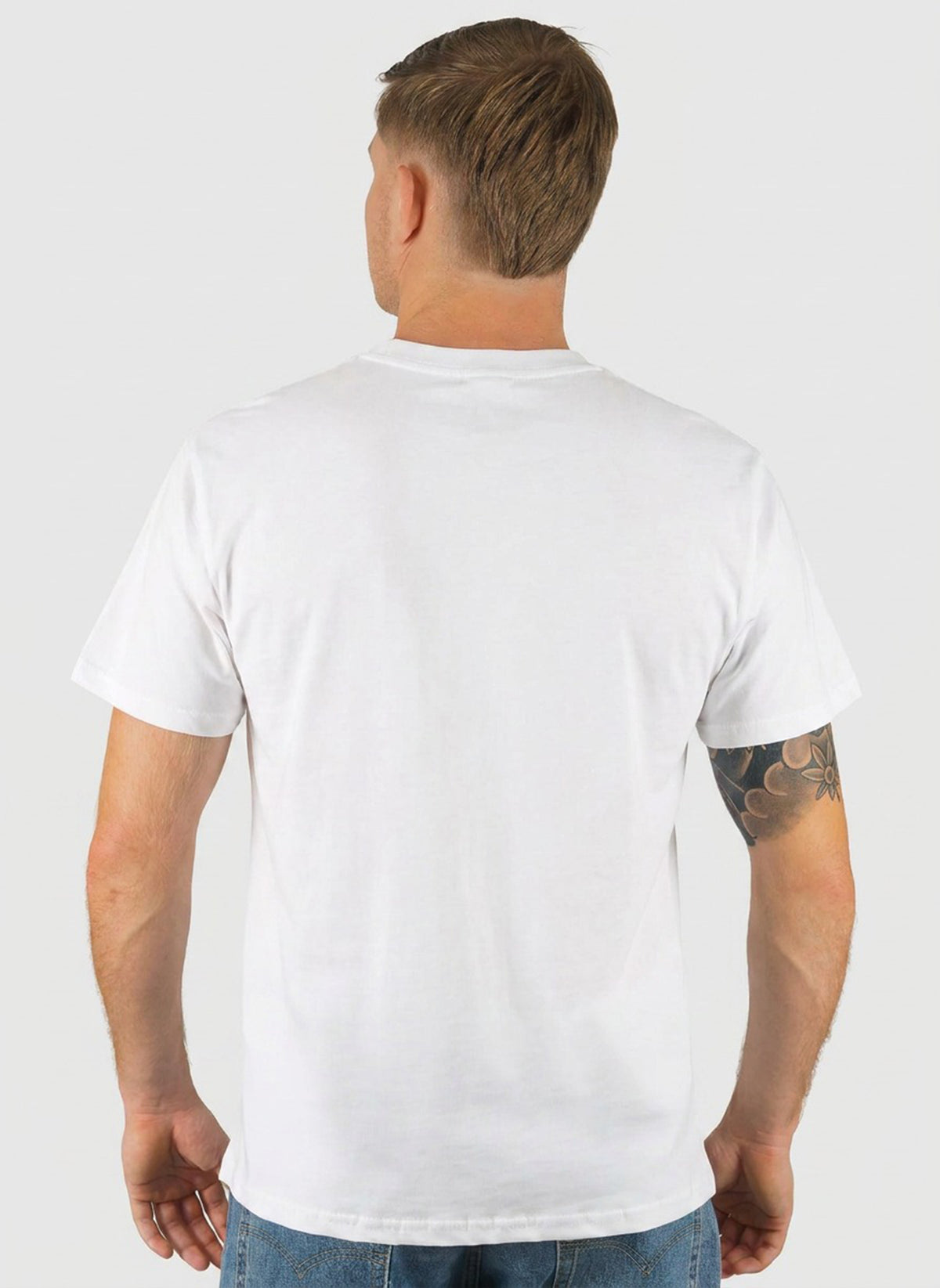 Small Heart T-Shirt - White/Red