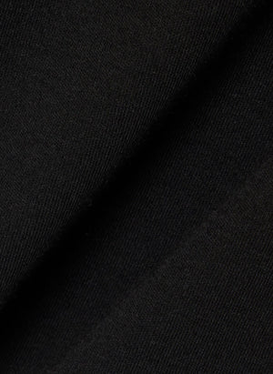 Roll Neck T-Shirt - Black