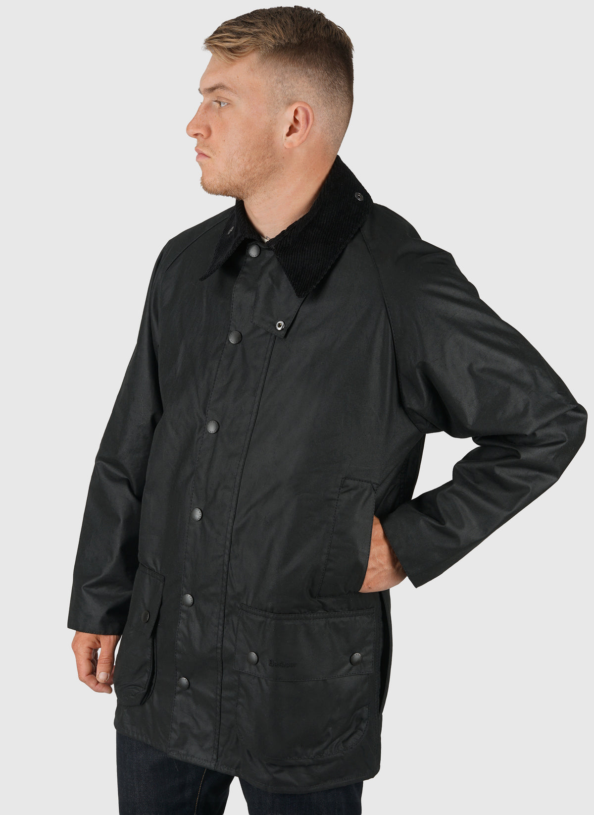 Beaufort Wax Jacket - Black