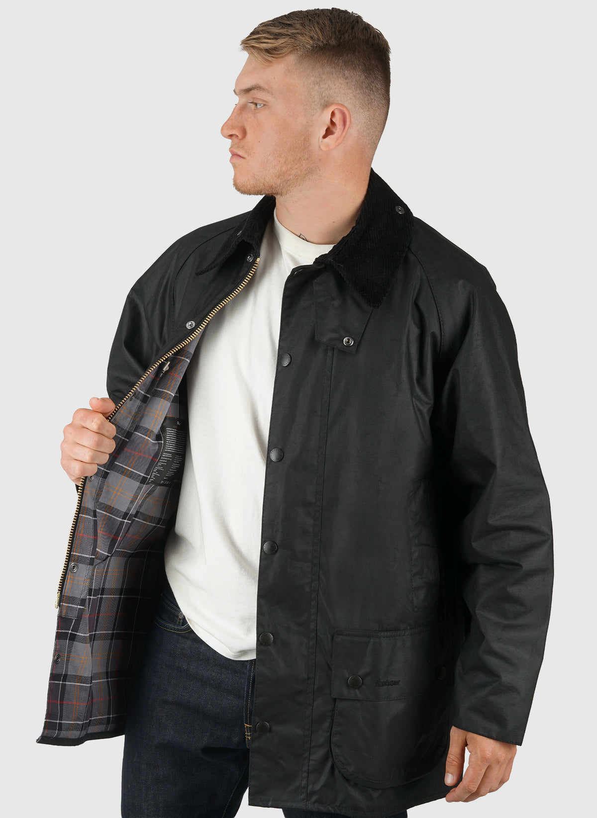 Beaufort Wax Jacket - Black