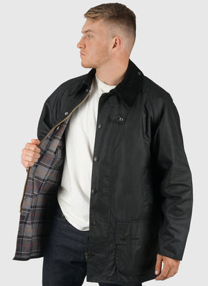 Beaufort Wax Jacket - Black