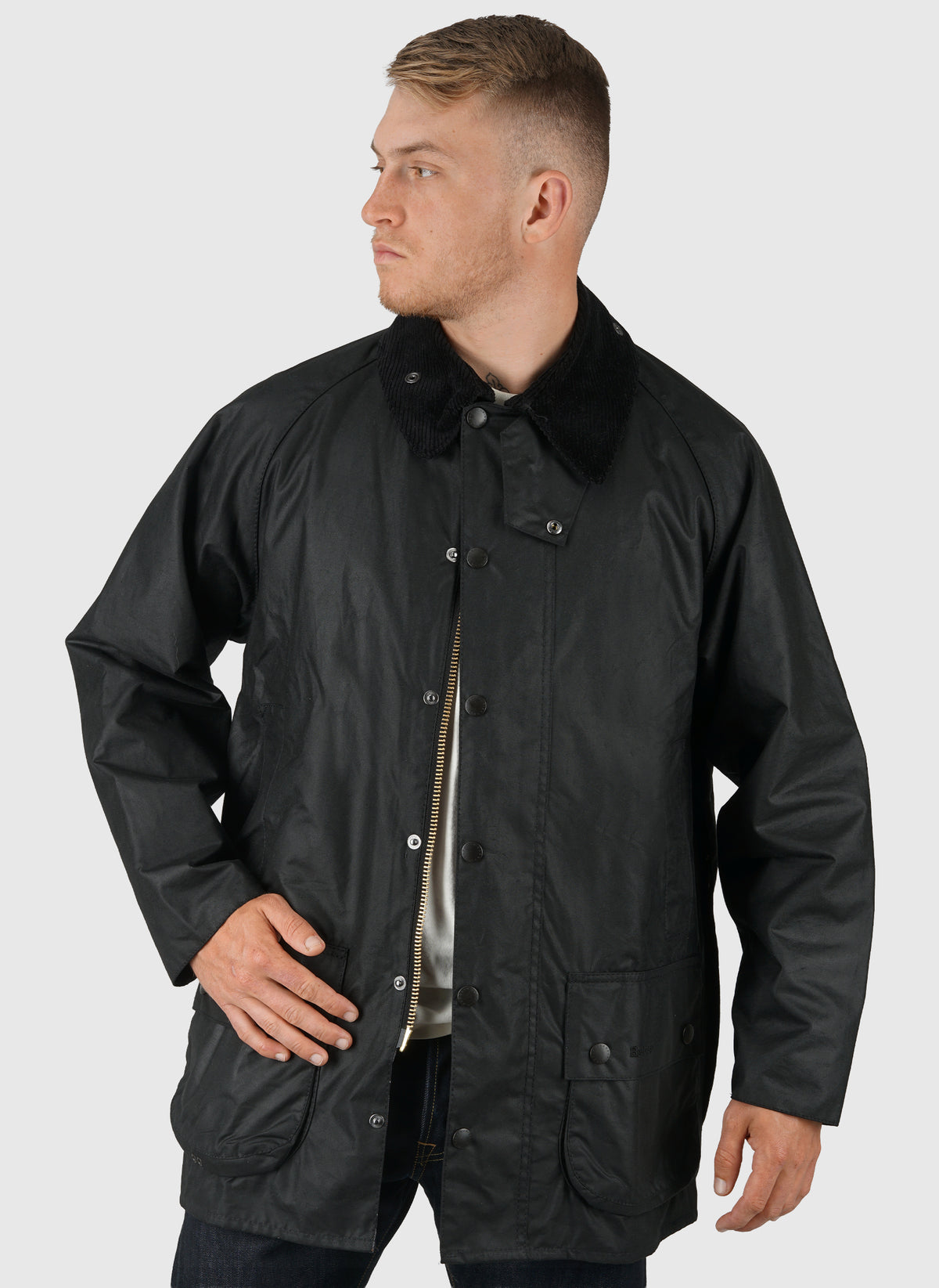 Beaufort Wax Jacket - Black