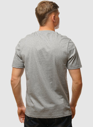 Plain T-Shirt - Mid Grey Marl
