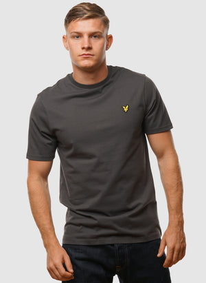 Plain T-Shirt - Gunmetal