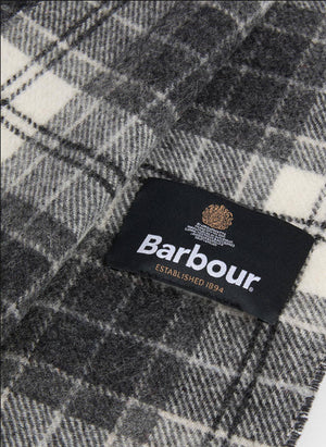 Tartan Lambswool Schal - Monochrome Tartan