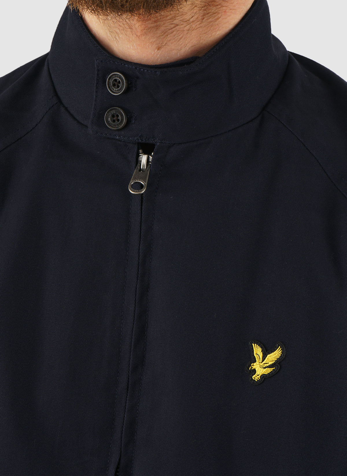 Cotton Harrington Jacket - Dark Navy