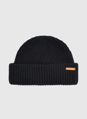 Mosely Fisherman Beanie - Black
