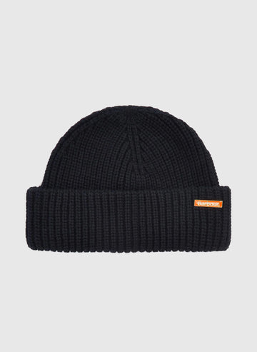 Mosely Fisherman Beanie - Black