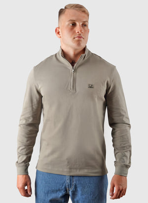 Stretch Piquet 1/2 Zip Long Sleeve Polo - Fallen Rock