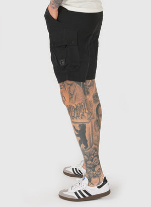 Woodvale Cargo Short - Black