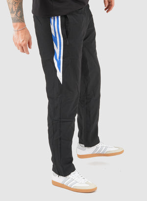Track Pant - Black/White/Blue