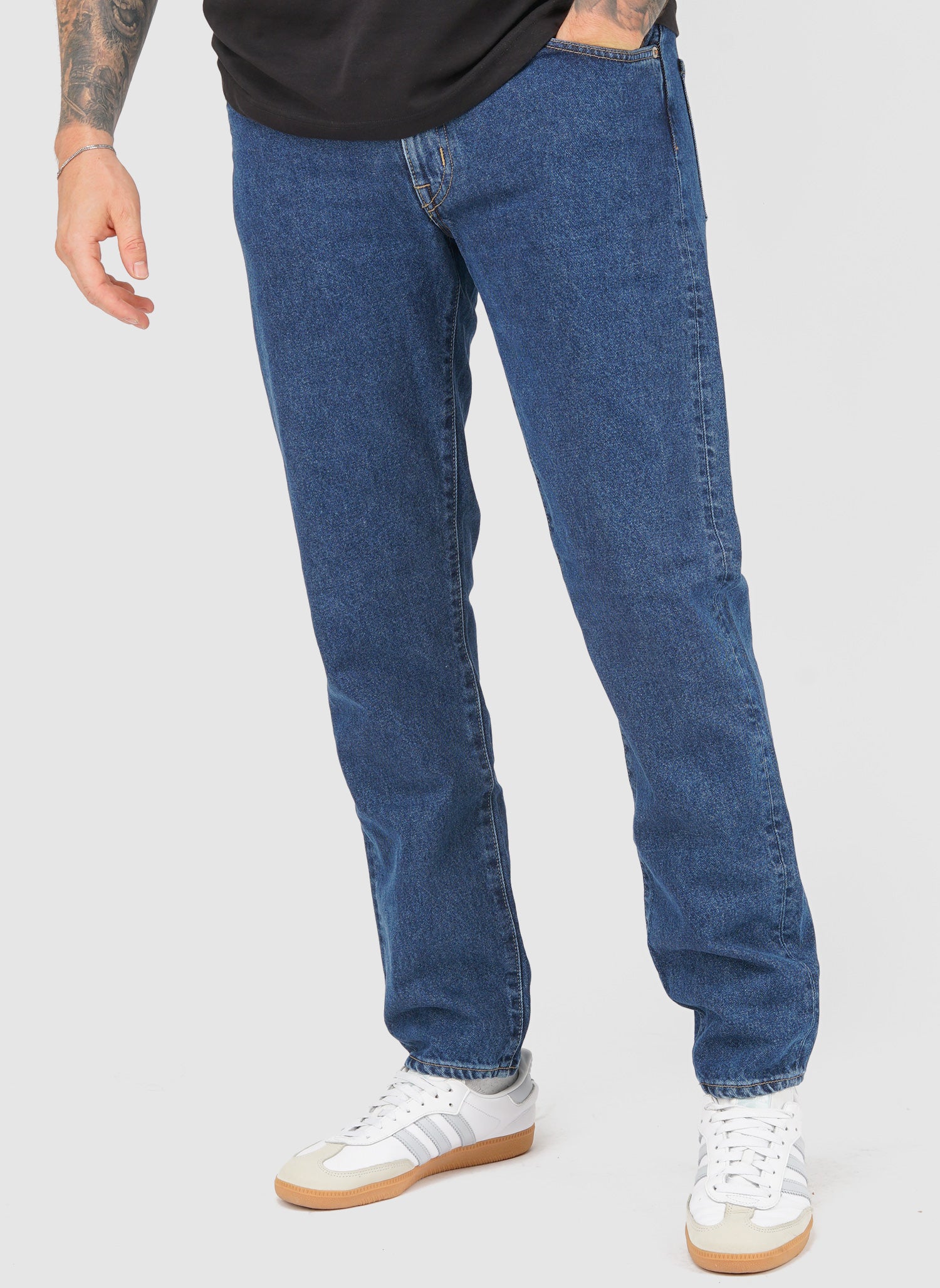 Regular Tapered Stretch Denim - Mid Used