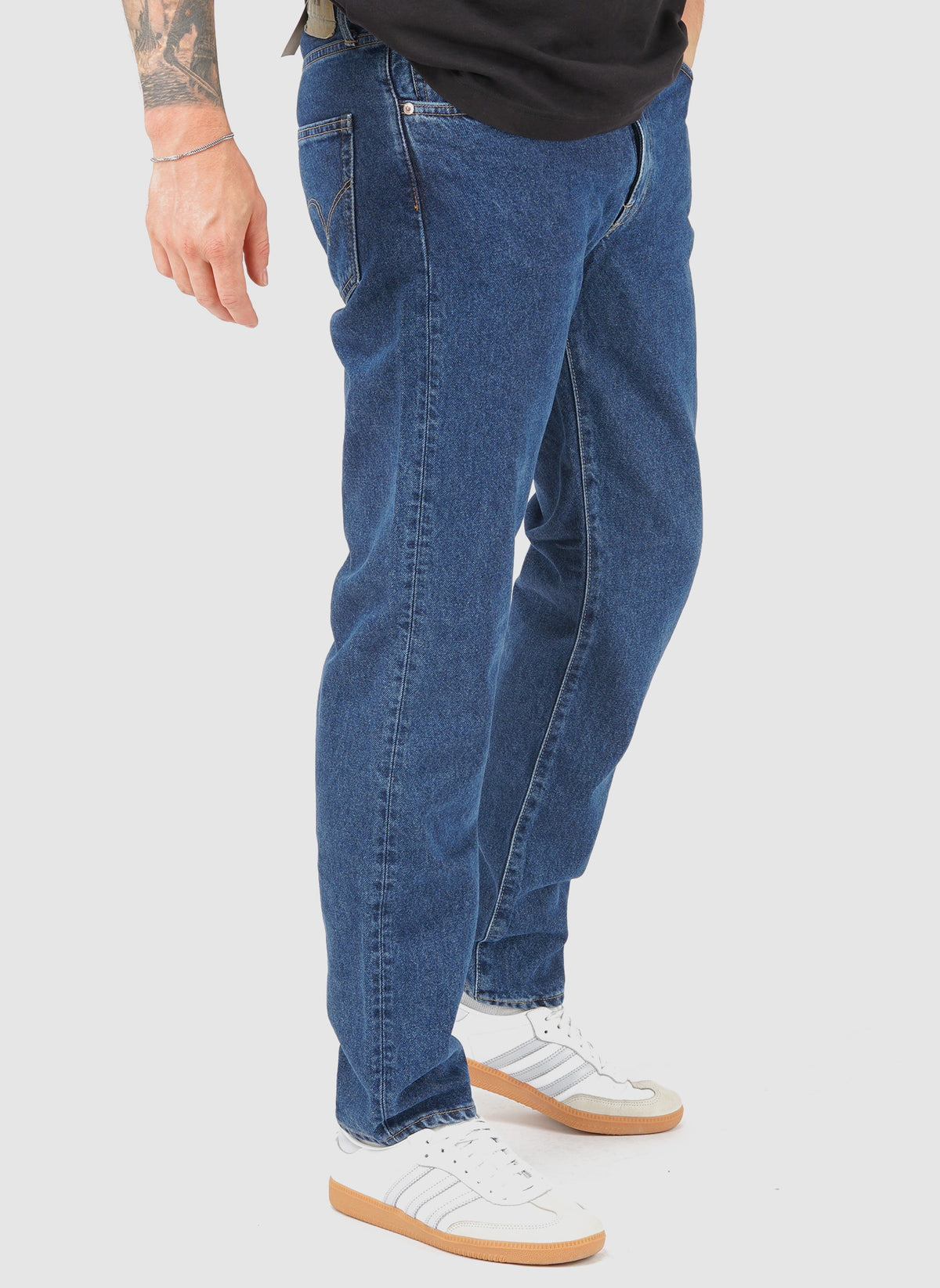 Regular Tapered Stretch Denim - Mid Used