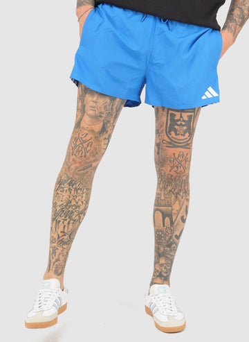 3-Streifen 3-Inch Badeshorts - Blue Royal/White