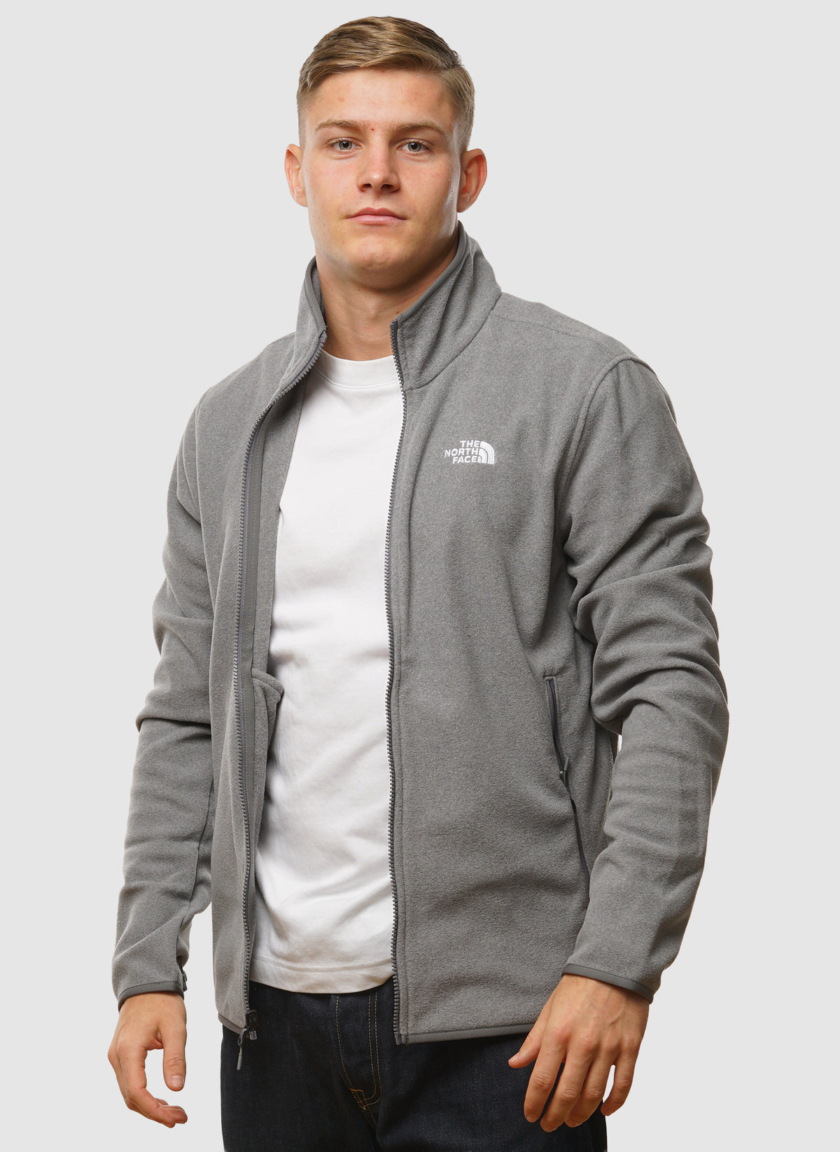Glacier Fleece Jacket - Mid Grey Heather