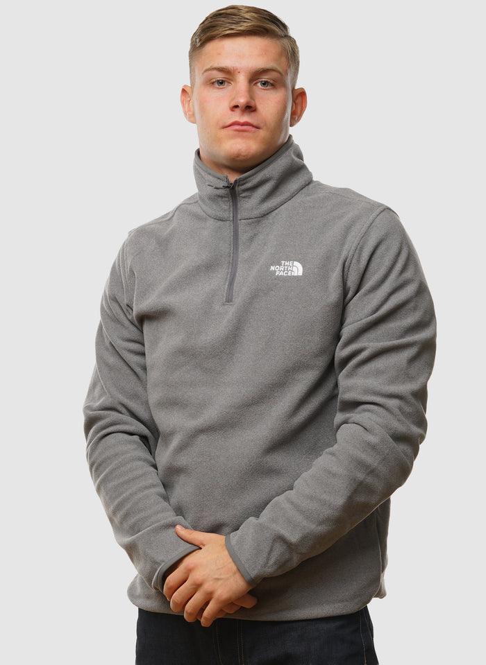 Glacier Fleece 1/4 Zip Jacket - Mid Grey Heather
