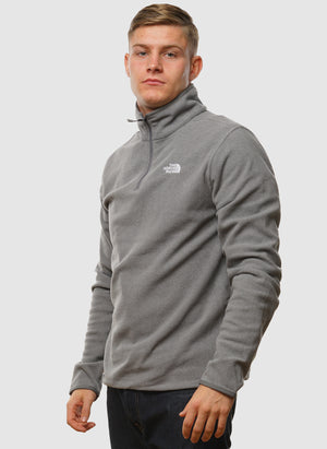 Glacier Fleece 1/4 Zip Jacket - Mid Grey Heather