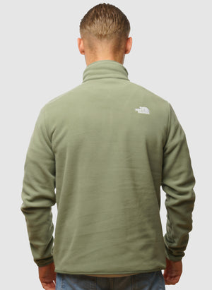 Glacier Fleece 1/4 Zip Jacket - Bark Mist