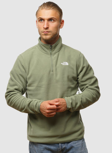 Glacier Fleece 1/4 Zip Jacket - Bark Mist