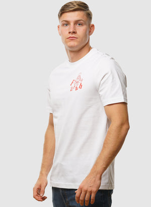Marcham Graphic T-Shirt  - White
