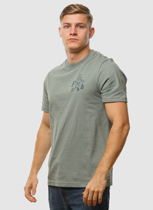 Marcham Graphic T-Shirt  - Tarragon Green