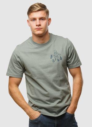 Marcham Graphic T-Shirt  - Tarragon Green