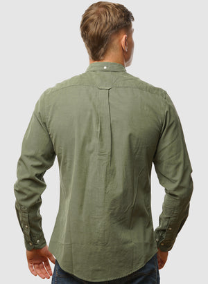 Fontella Cord Hemd  - Tarragon Green