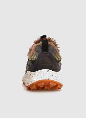 Yamano 3 - Checked Sherling/Military Grey