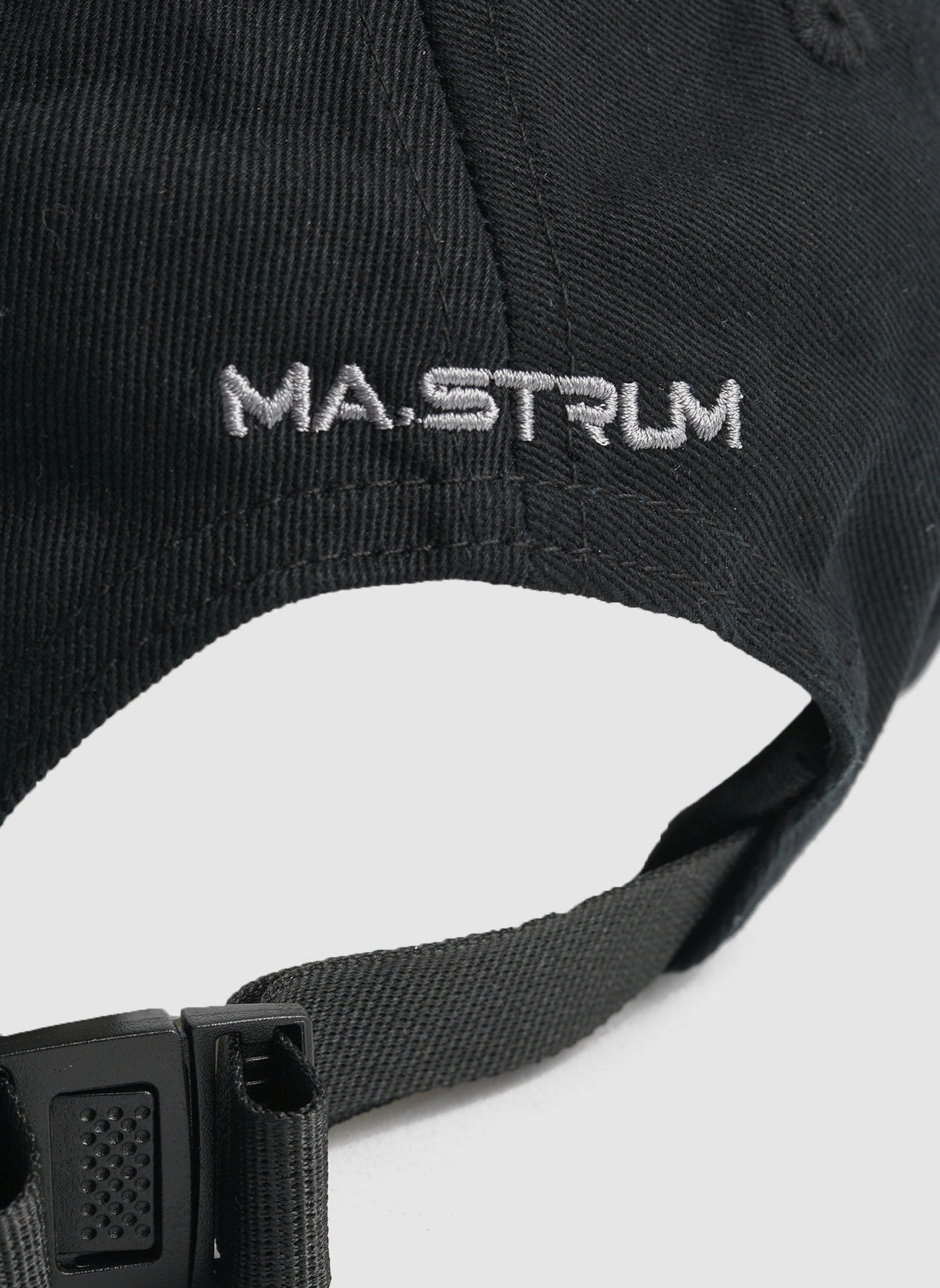 Cotton Logo Cap - Jet Black