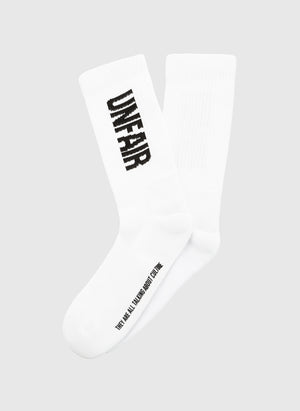 Block Socks 3 Pack - White