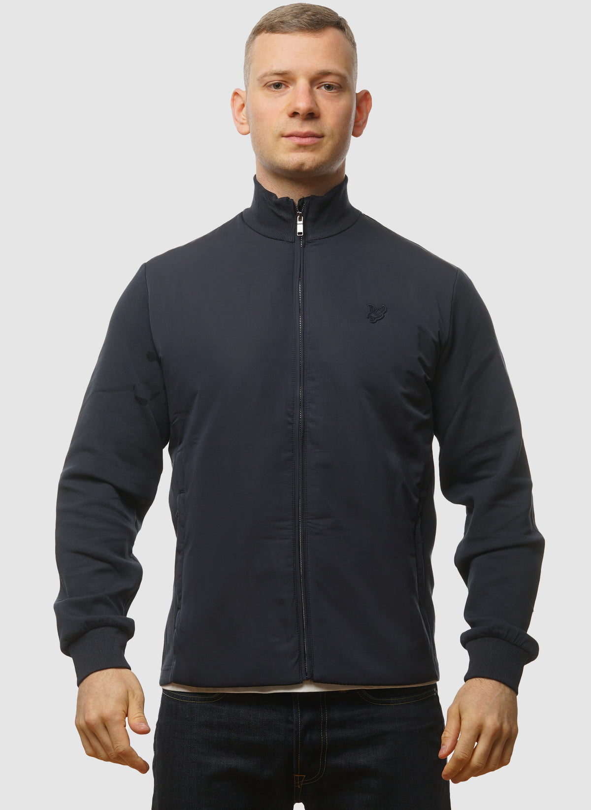 Tonal Hybrid Jacket - Dark Navy