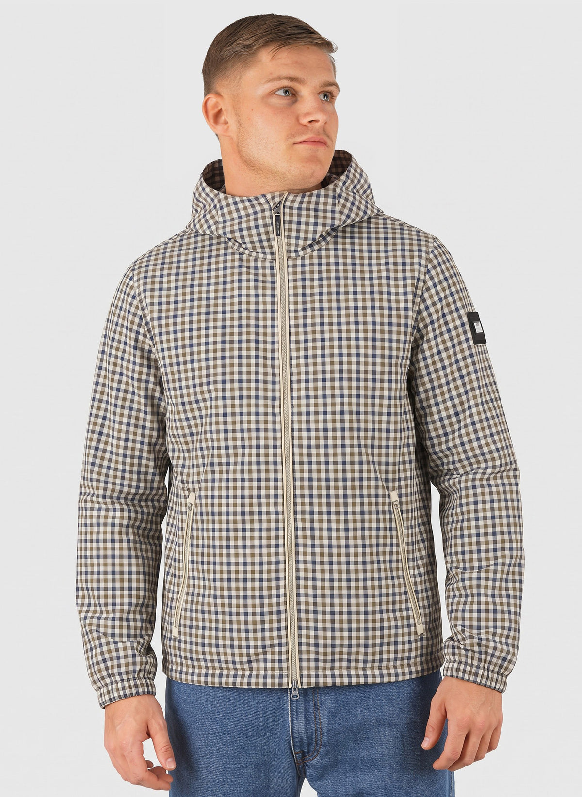 Campania Windbreaker Jacket - Mid House Check