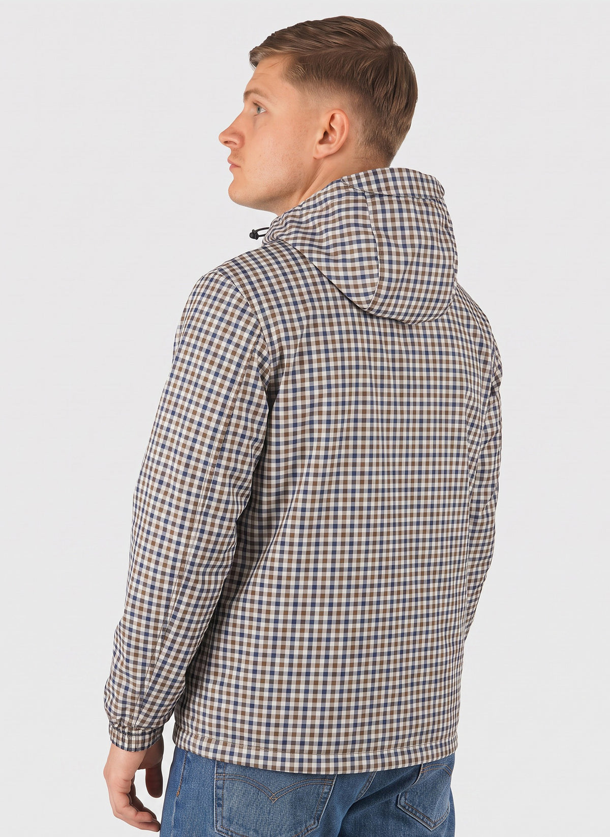 Campania Windbreaker Jacket - Mid House Check