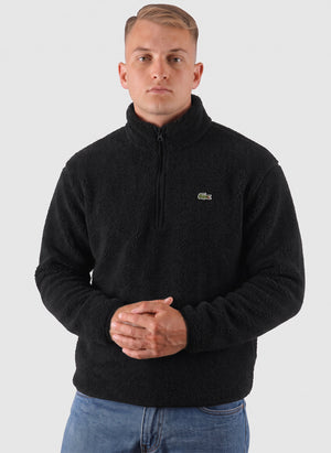 Half Zip Sweatshirt - Black