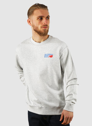Athletics Premium Logo Crew Sweatshirt - AHH Grey