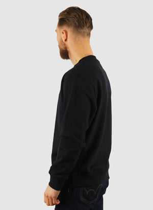 Athletics Premium Logo Crew Sweatshirt - Black