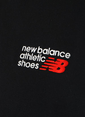 Athletics Premium Logo Crew Sweatshirt - Black