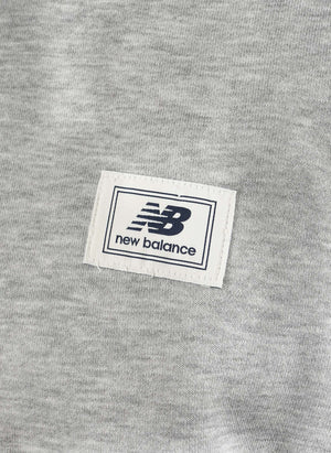 Woven Label Crew Sweatshirt - Grey