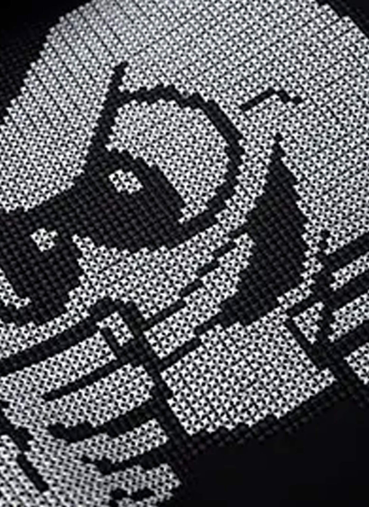PB Crossstitch Hoodie - Black