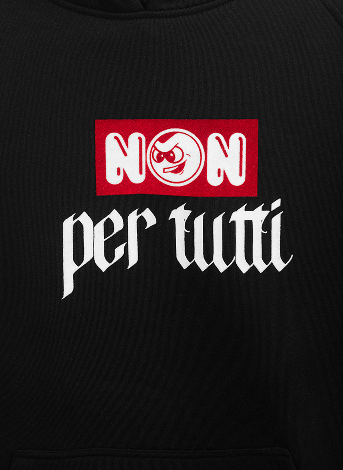 Non Per Tutti Hoodie - Black