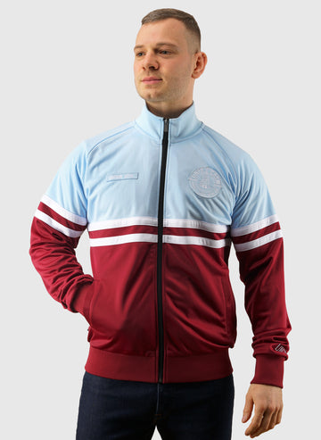 DMWU Tracktop - Burgundy/Skyblue