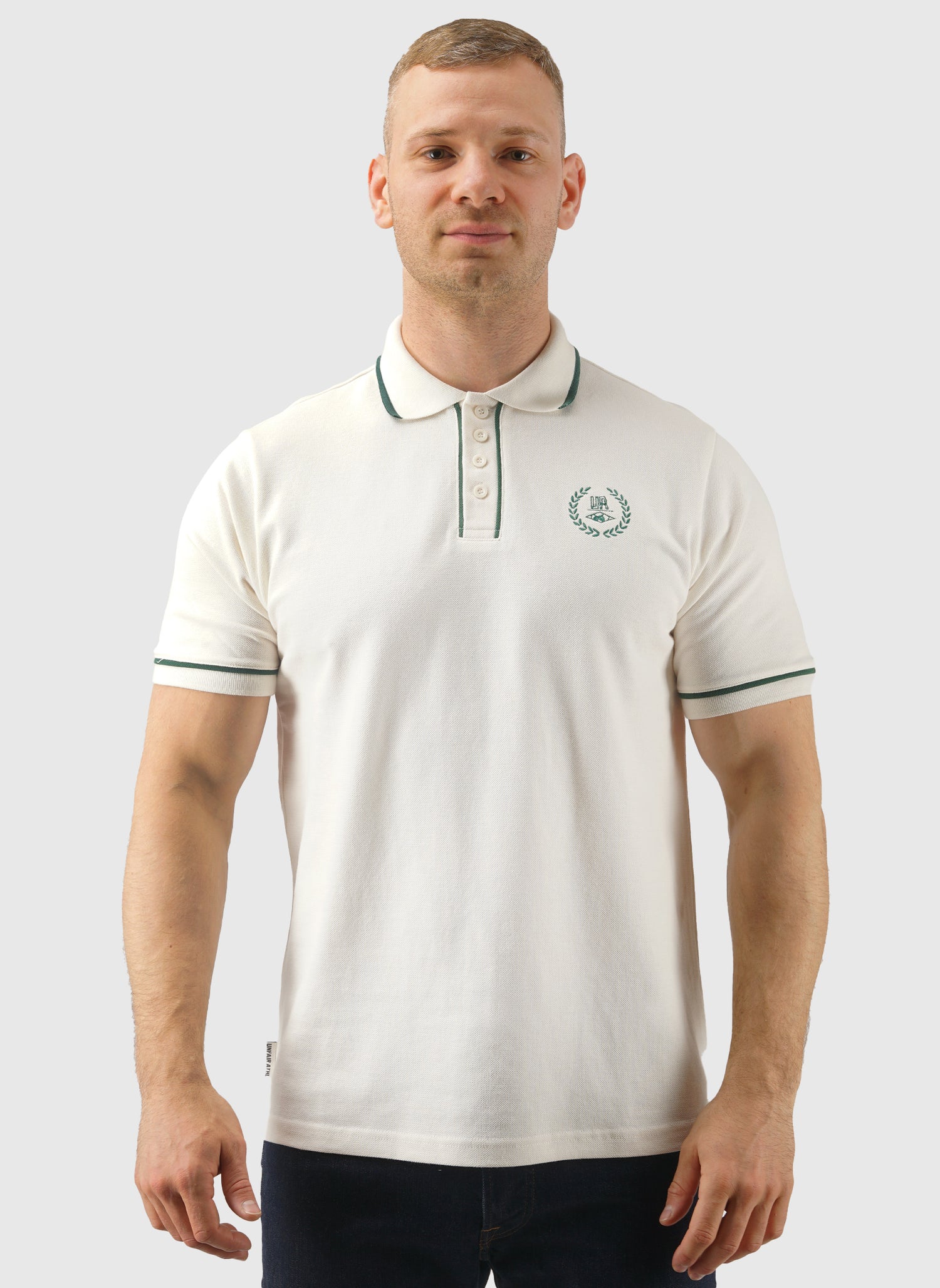 LOTC Poloshirt - White/Evergreen