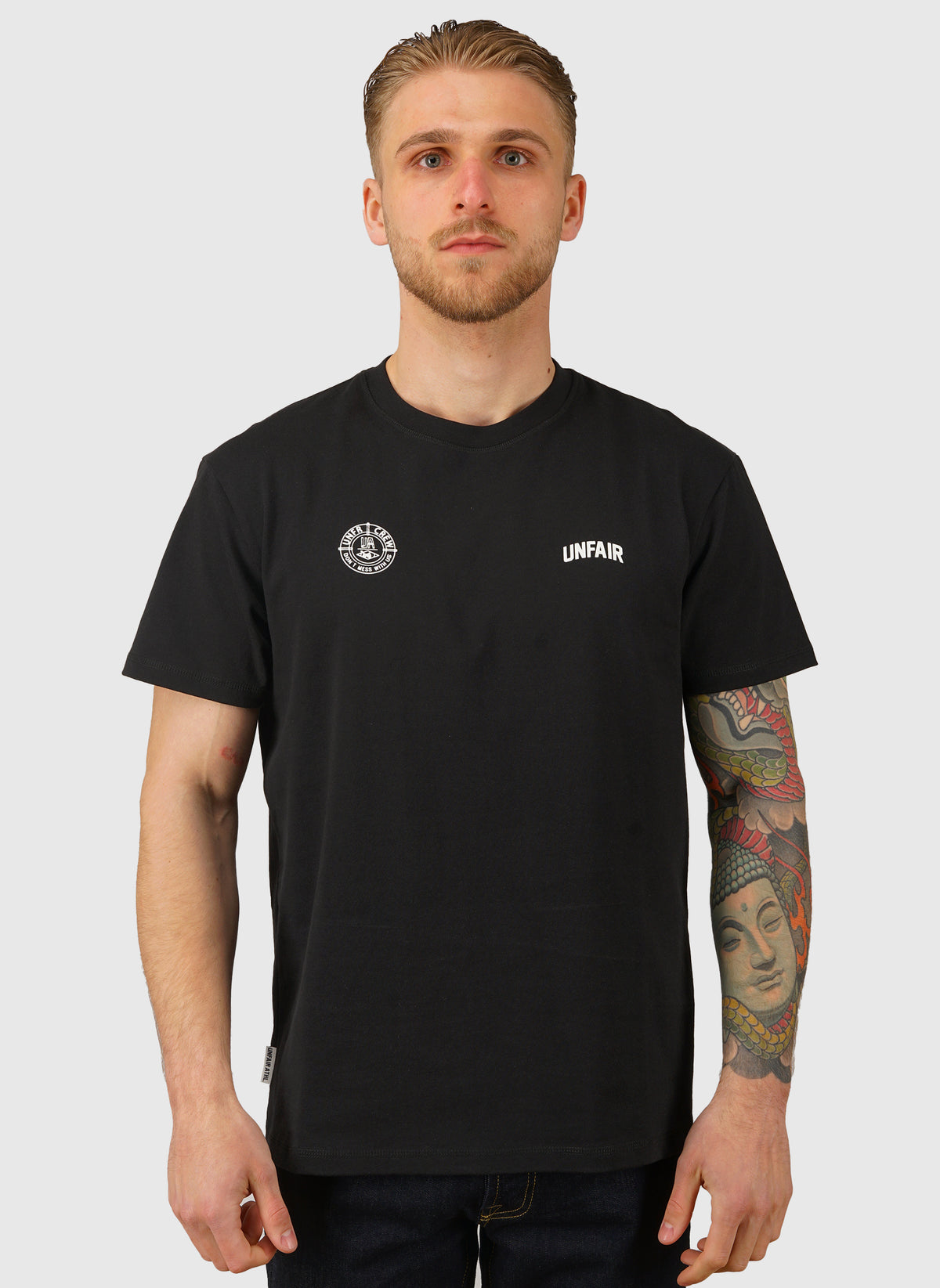 Two Side Logo T-Shirt - Black