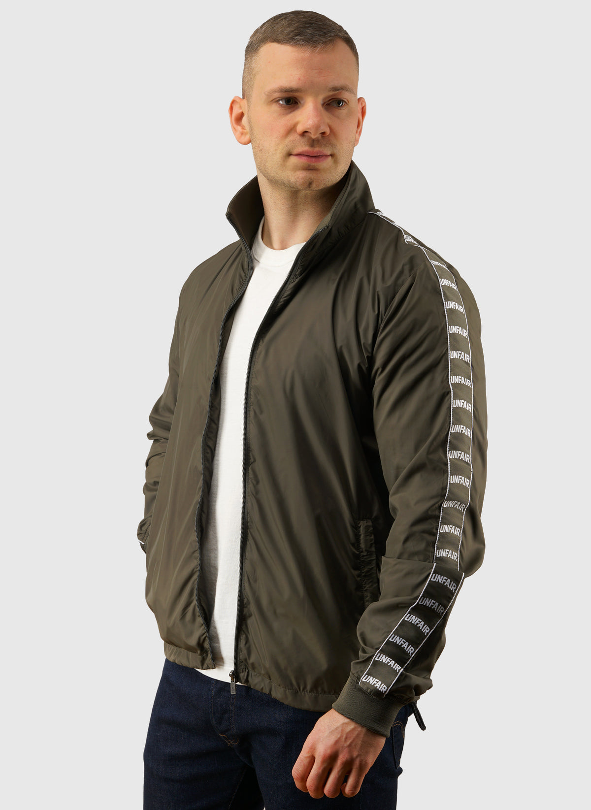 Curved Tape Tracktop - Olive