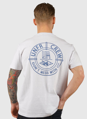 DMWU BP T-Shirt - White/Moonlight Blue