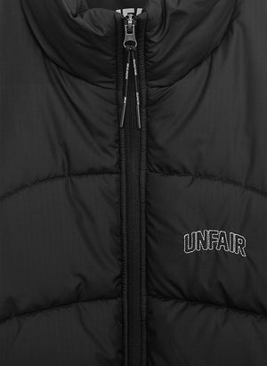 Curved Padded Vest - Black