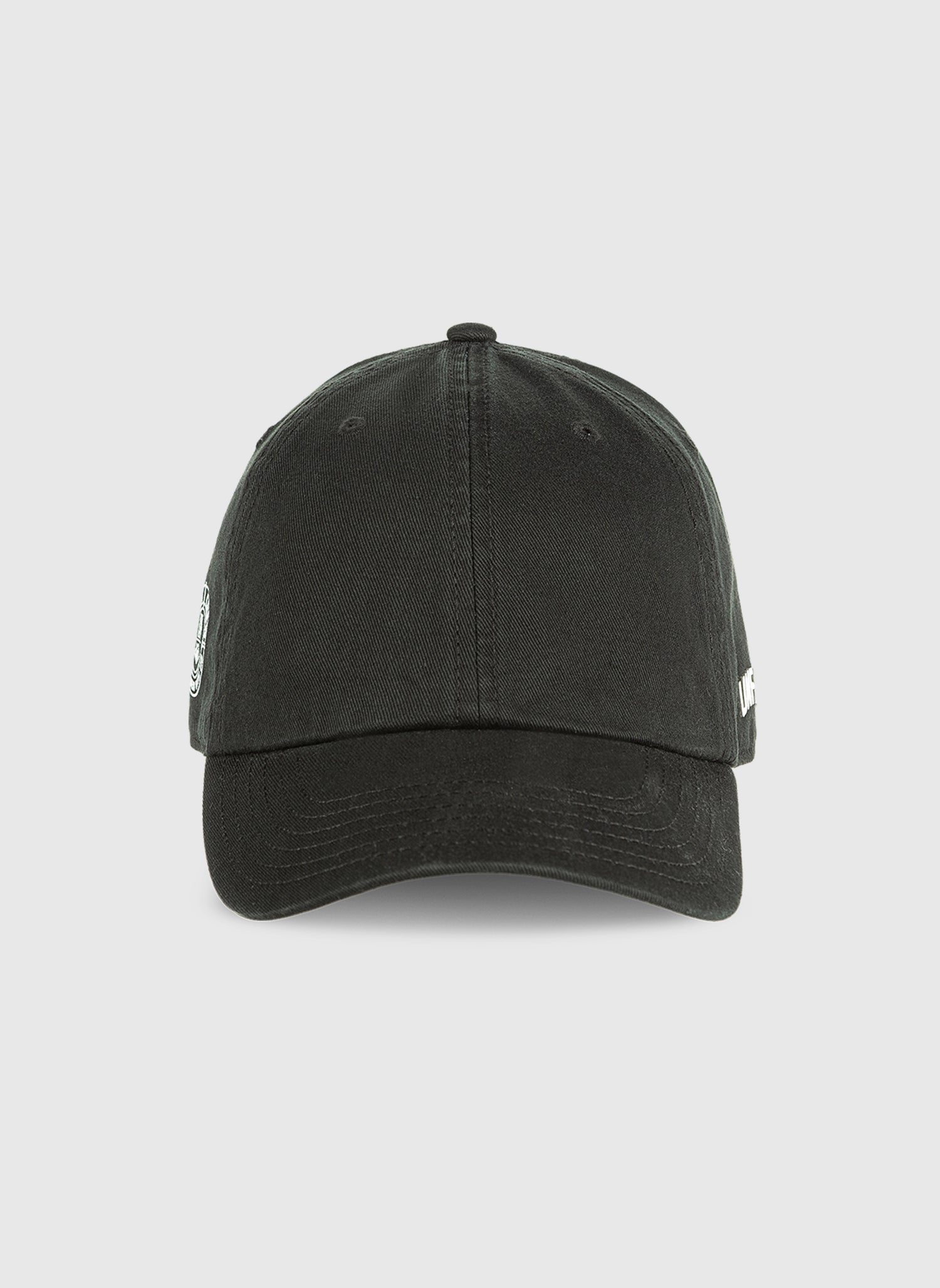 Two Side Logo Cap - Black