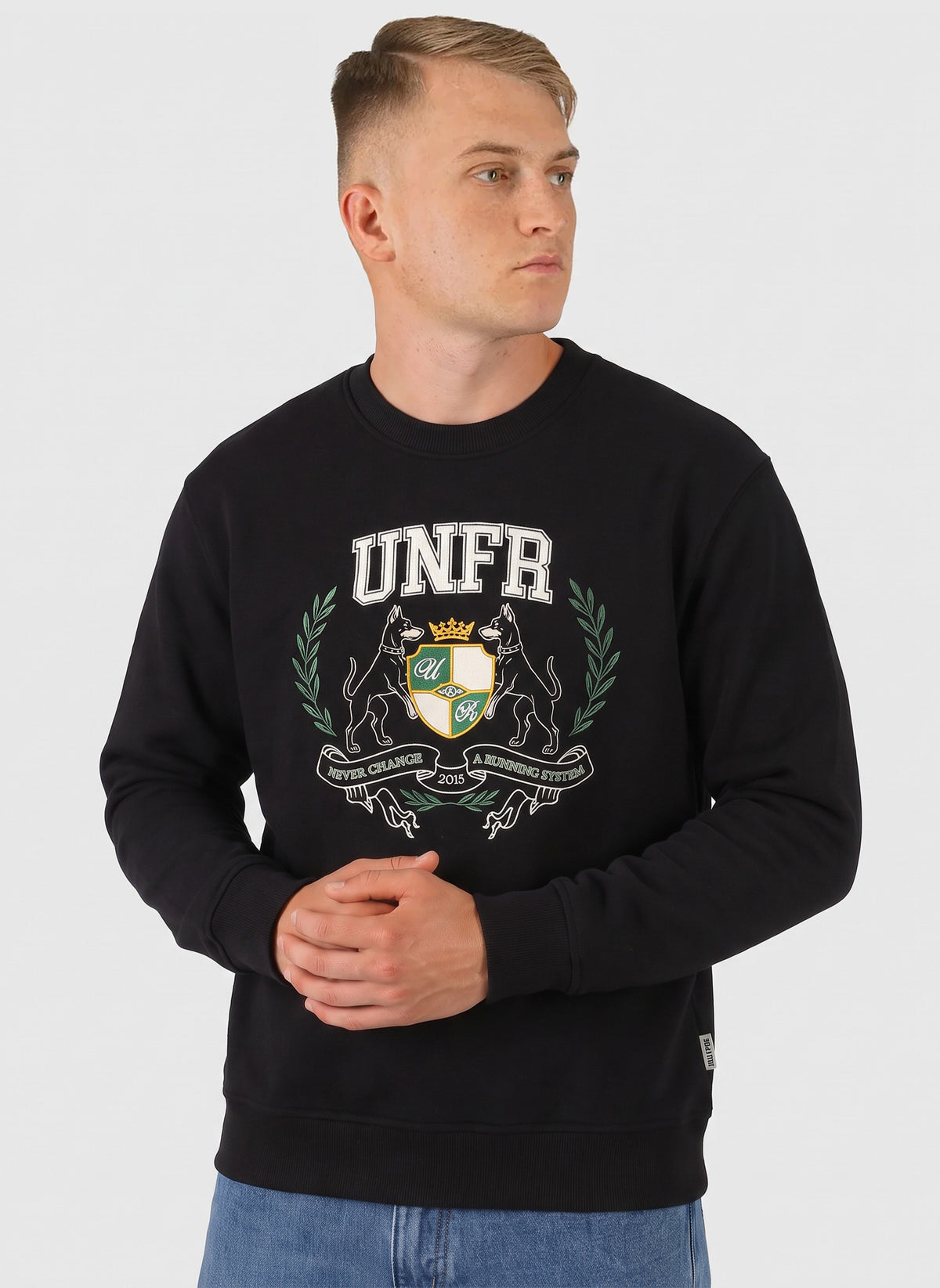 Running System Crewneck - Black